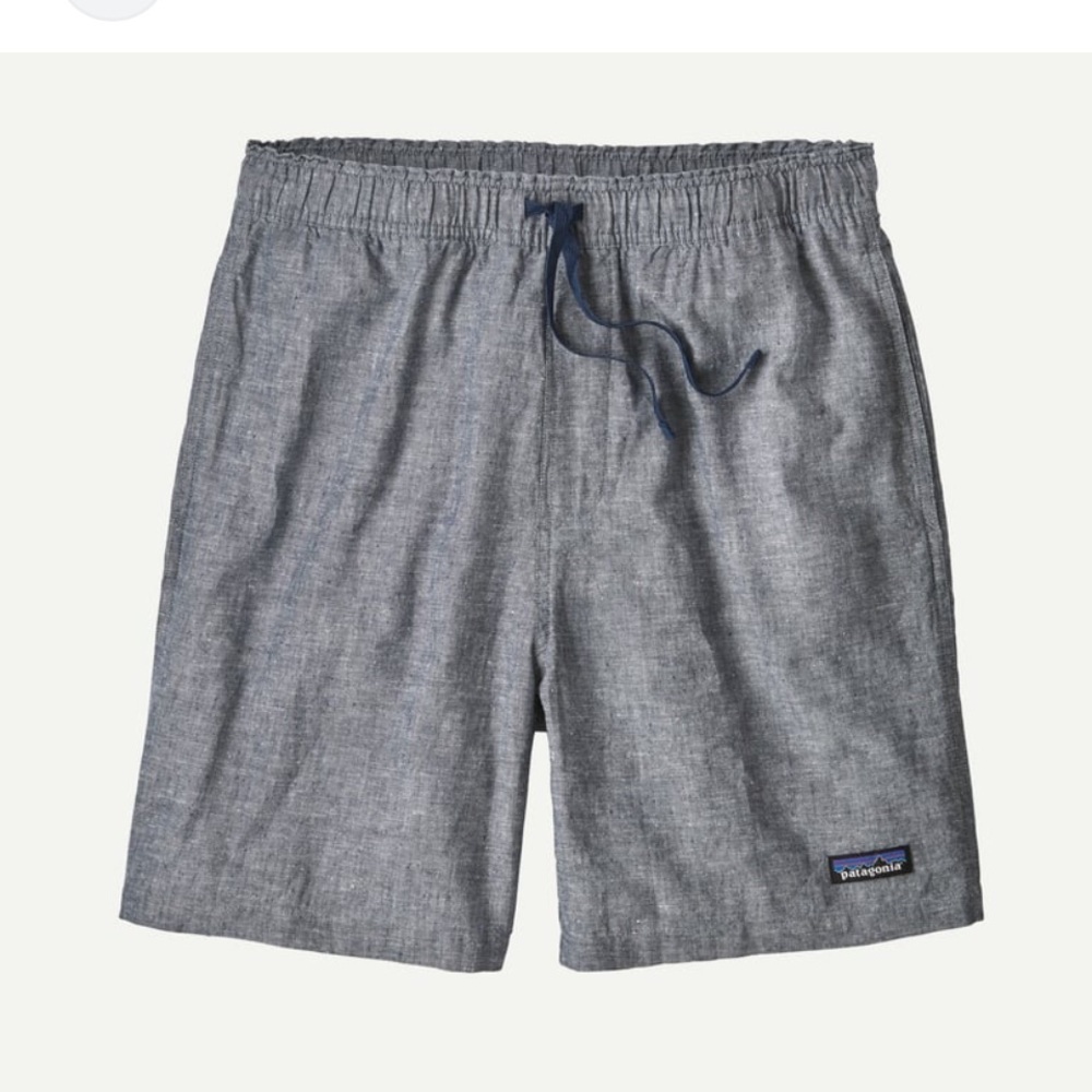 Patagonia Mens Baggies Naturals Shorts Gray Outdoor Hiking Activewear Casual